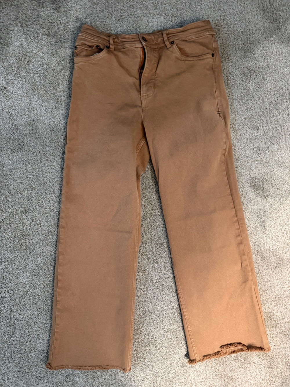 Toad&Co Cropped Ankle Pants in Caramel Brown